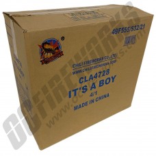 Wholesale Fireworks Its A Boy 25 Shots Case 4/1 (Wholesale Fireworks)